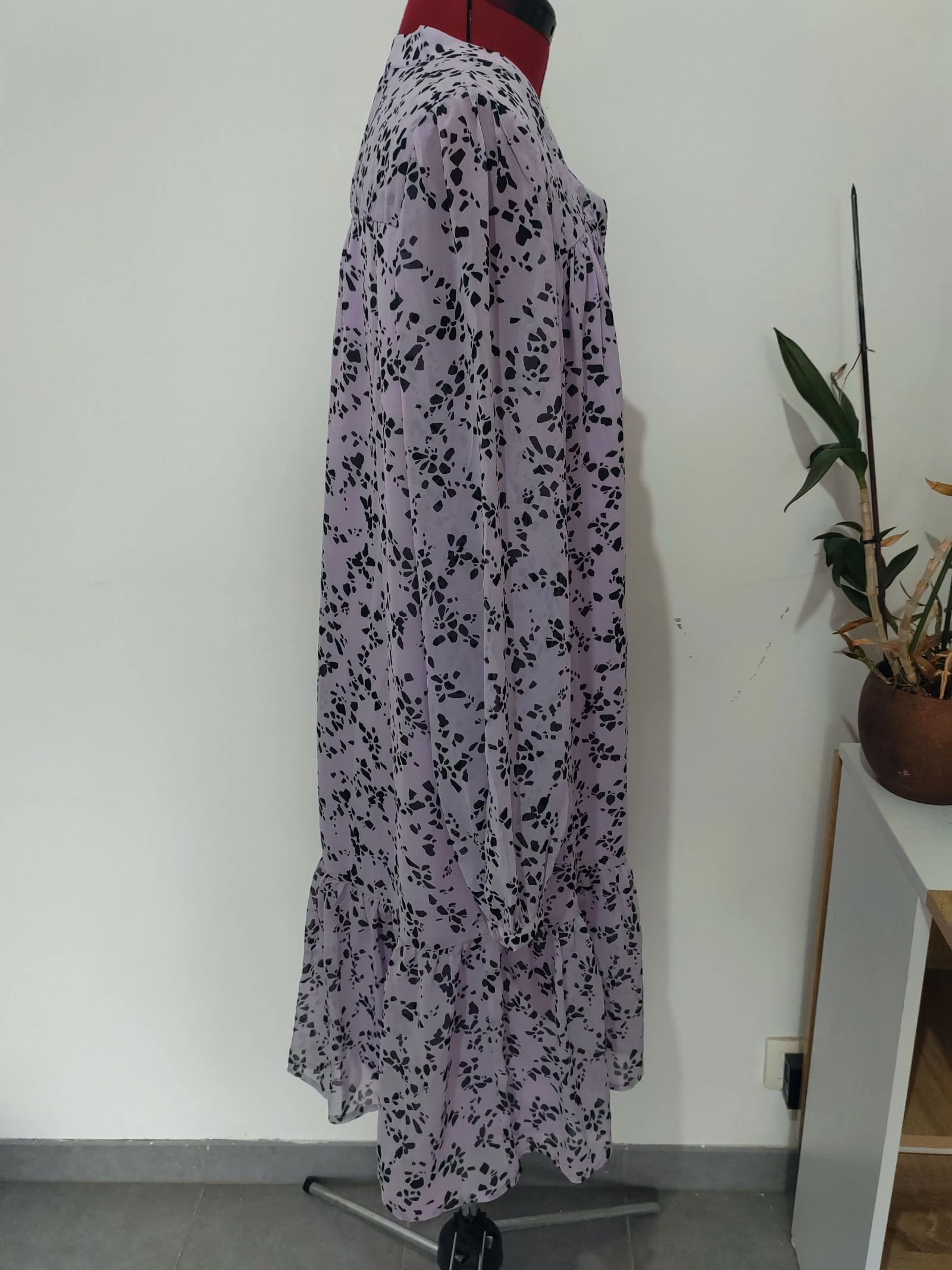 Vestido fluido de gasa – photo 4